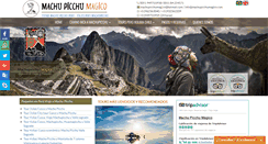 Desktop Screenshot of machupicchumagico.com